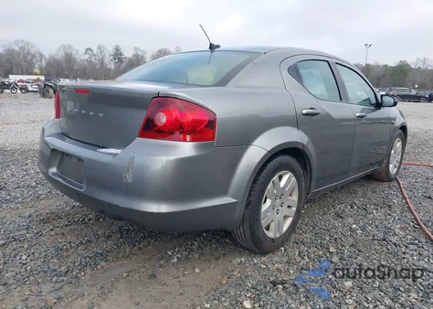 2013 Dodge Avenger Se V6 z USA, uszkodzony, nr VIN 1C3CDZAG9DN748549